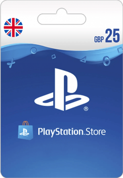 PSN Card 25 GBP | Playstation Network United Kingdom (ключ активації)