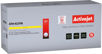 Toner Activejet Supreme do HP 415A W2032A z chipem Yellow (ATH-415YN CHIP)