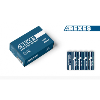 Батарейки пальчиковые Arexes, цинк карбон, 60 шт в упаковке, R6/AA 1.5v (51635)