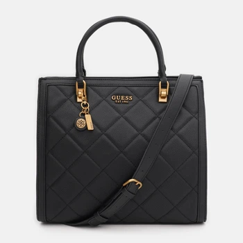 Сумка-шоппер женская GUESS ABEY ELITE TOTE HWQB8558230-BLA Черная (800070266632)