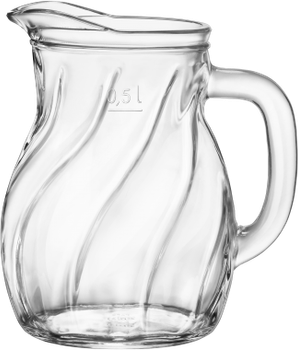 Глечик скляний Bormioli Rocco Bistrot Twist 500 мл (146142MAS121990)
