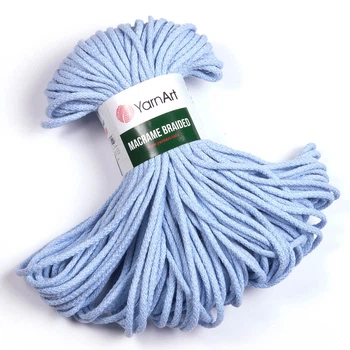 Пряжа YarnArt Macrame Braided / ЯрнАрт Макраме Брейдед 760 ніжно блакитний