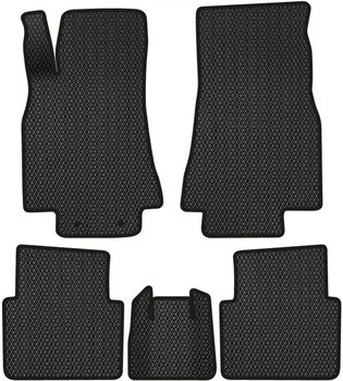 EVA коврики EVAtech в салон авто для Mercedes-Benz B-Class (W245) 2005-2011 1 поколение Htb EU 5 шт Black (MB43189C5MS2RBB)