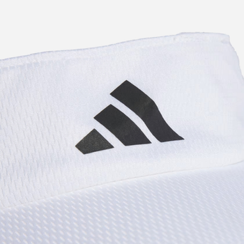 Daszek biegowy adidas Run Visor A.R. HR7052 OSFM 56 Biała (4066751230444)