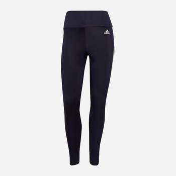 Legginsy sportowe damskie Adidas W 3S 78 Tight GT0178 M Granatowe (4064054912371)