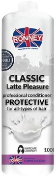 Кондиціонер Ronney Classic Latte Pleasure Professional Conditioner Protective для всіх типів волосся захисний 1000 мл (5060589155015)