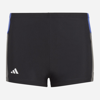 Młodzieżowe kąpielówki bokserki dla chłopca Adidas Cb 3S Boxer HR7473 152 cm Czarne (4066745226705)