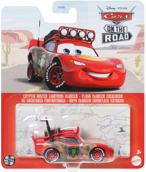 Samochód Mattel Disney Pixar Cars On The Road Cryptid Buster Lightning McQueen (0194735110384)