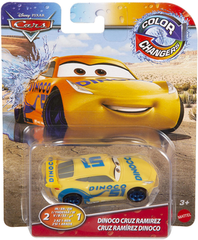 Samochód Mattel Disney Pixar Cars Color Changers Dinoco Cruz Ramirez (0887961881936)