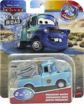 Машинка Mattel Disney Pixar Cars The Road Color Changers President Mater (0194735124978)