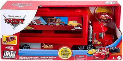 Zestaw samochodów Mattel Disney Pixar Cars Mack Mini Racers Hauler (0887961878967)