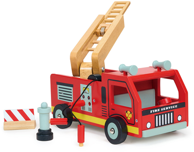 Пожежна машина Mentari Red Fire Engine з аксесуарами (0191856079026)