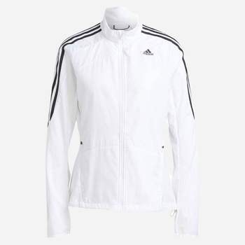 Wiatrówka do biegania damska Adidas Marathon Jkt W GK6061 XS Biała (4064044053817)