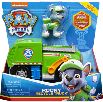 Сміттєвоз Spin Master Paw Patrol Rocky Recycle Truck з фігуркою (0778988406045)