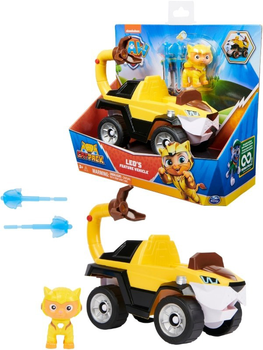 Samochód Spin Master Paw Patrol Cat Pack Leo's Feature Vehicle z figurką (0778988450024)