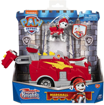 Машинка Spin Master Paw Patrol Rescue Knights Marshall Deluxe Vehicle з фігуркою (0778988383803)