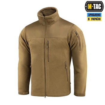 Тактична військова куртка M-Tac Alpha Microfleece Gen.II Coyote Brown XL