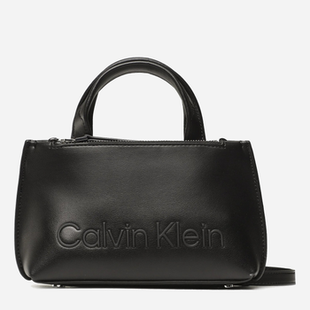 Сумка крос-боді через плече жіноча Calvin Klein CKRK60K610167BAX Чорна (8719856918415)