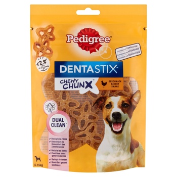 Ласощі для собак Pedigree Dentastix Chewy Chunx Mini 68 г (4008429136382)