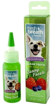 Żel TropiClean Oral Care Gel Berry Fresh do pielęgnacji jamy ustnej dla psów 59 ml (645095002296)