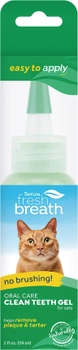 Żel do higieny jamy ustnej TropiClean Fresh Breath Clean Teeth dla kotów 59 ml (645095001497)