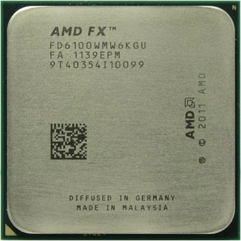 Процесор AMD FX 6100 (FD6100WMGUSBX) (sAM3+, 6T, 3.9 ГГц, Tray) Б/в