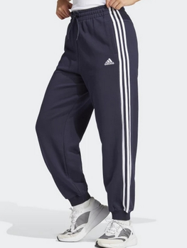 Спортивні штани жіночі adidas W 3S Ft Ls Pt IC4386 M Темно-сині (4066752300054)