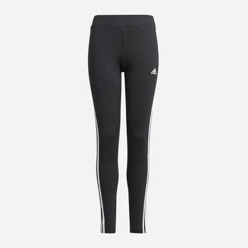 Legginsy dziecięce dla dziewczynki sportowe Adidas G 3S Tig GN1453 110 cm Czarne (4062065011052)