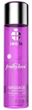 Żel intymny Swede Fruity Love rozgrzewający do masażu Raspberry & Rhubarb 60 ml (7340040404462)