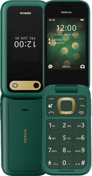 Мобільний телефон Nokia 2660 Flip 48/128MB DualSim Lush Green (1GF011MPJ1A05)