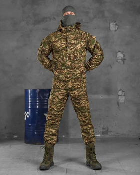 Весенний тактический костюм Хищник Горка 4 штаны+анорак 3XL пиксель (83958)