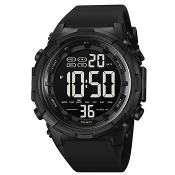 Годинник наручний 1845BK SKMEI з підсвічуванням, BLACK-BLACK