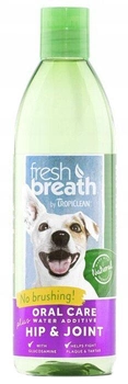 Домішка у воду TropiClean Fresh Breath Plus Hips and Joints підтримка суглобів для собак 473 мл (645095001541)