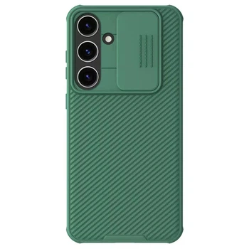 Карбонова накладка Nillkin CamShield Pro Magnetic Samsung Galaxy S24 Deep Green