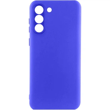 Чехол Silicone Cover Lakshmi Full Camera (A) для Samsung Galaxy S24+ Синий / Iris Без бренда
