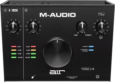 Interfejs audio M-Audio AIR 192|4 Vocal Studio Pro Recording Black (AIR192 X4PRO)