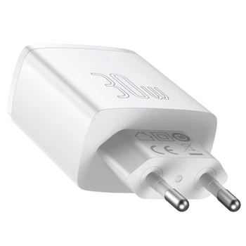 СЗУ Baseus Compact Quick Charger PD30W+QC3.0 (2USB-A/1C) (CCXJ-E) Белый