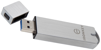 Флеш пам'ять Kingston IronKey Basic S1000 Encrypted 4GB USB 3.0 Silver (IKS1000B/4GB)