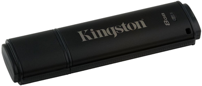 Флеш пам'ять Kingston DT4000 G2 256 AES FIPS 140-2 8GB USB 3.0 Black (DT4000G2DM/8GB)