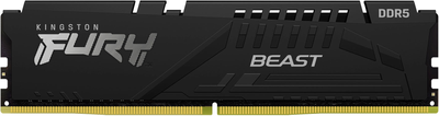Pamięć Kingston Fury DDR5-6000 16384MB PC5-48000 Beast Black (KF560C40BB-16)