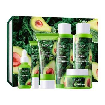 Набір з догляду за обличчям Bioaqua Niacinome Avocado Elasticity Moisturizing 6 в 1 з авокадо та ніацинамідом