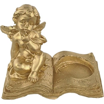 Подсвечник Ангел на книжке SETA Decor 13-161-3