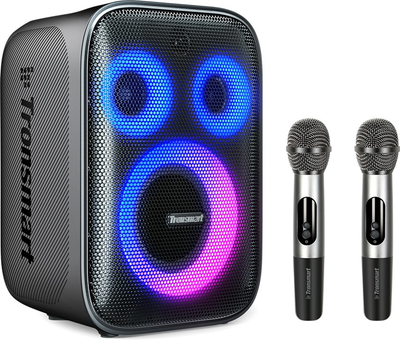 Акустична система Tronsmart Halo 200 Black + 2 бездротові мікрофони (968233)