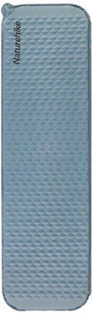 Turystyczny materac samopompujący Naturehike CNK2300DZ013 jednoosobowy prostokątny 185 x 55 x 3.5 cm Niebieski (6976023926921)