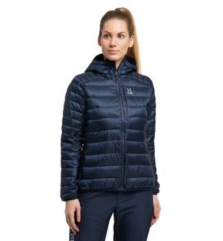 Пуховик Haglofs Roc Down Hood Women L Tarn Blue