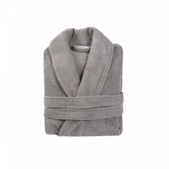 Халат махровый Lotus Home - Nella grey S/M (svt-2000022289672)