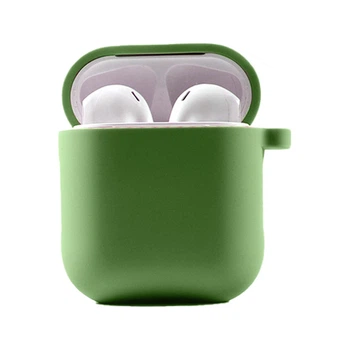 Футляр Silicone до навушників (карабін в комплекті) Airpods 1/ Airpods 2 Mint