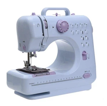 Швейная машинка Michley Sewing Machine YASM-505A Pro 12 в 1 портативная, Функция намотки нитки на шпульку Ножная педаль Белый