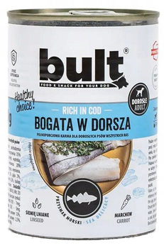 Mokra karma dla psów Bult Bogata w dorsza 800 g (5903802472226)