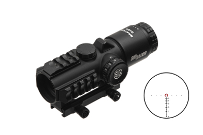 Приціл оптичний Sig Optics BRAVO3 BATTLE SIGHT, 3X24MM HORSESHOE DOT ILLUM RETICLE